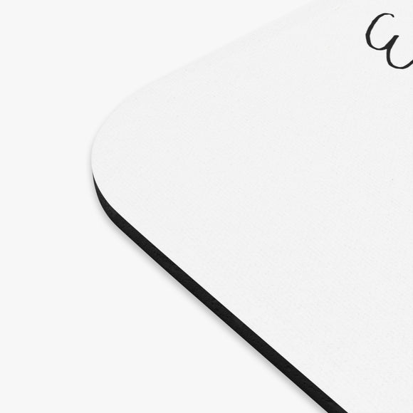 Edie Harper Line Art Cat Owl Bird Mouse Pad (Rectangle)