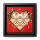Vowlentine Charley Harper Framed Giclee Print on Stretched Canvas-7