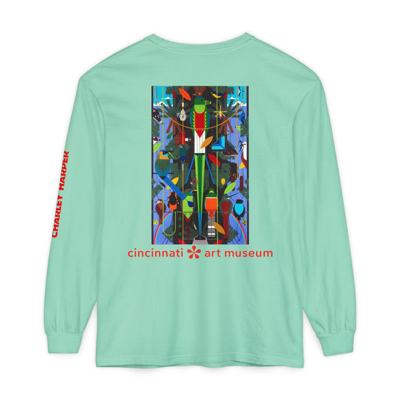 CAM Unisex Garment-dyed Long Sleeve T-Shirt