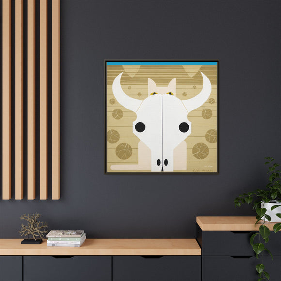 Cat Carson Western Scout Edie Harper Framed Giclee Print Stretched On Canvas