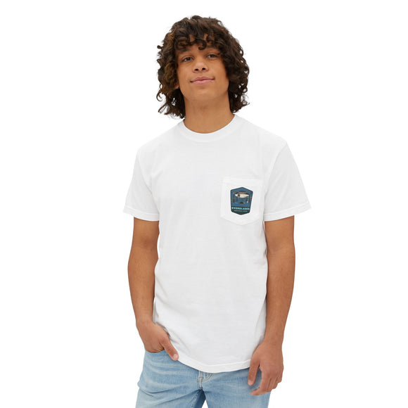 Everglades badge 2 Unisex Garment-Dyed Pocket T-Shirt