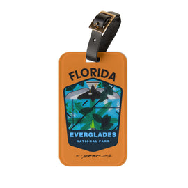 Everglades orange of Luggage Tag