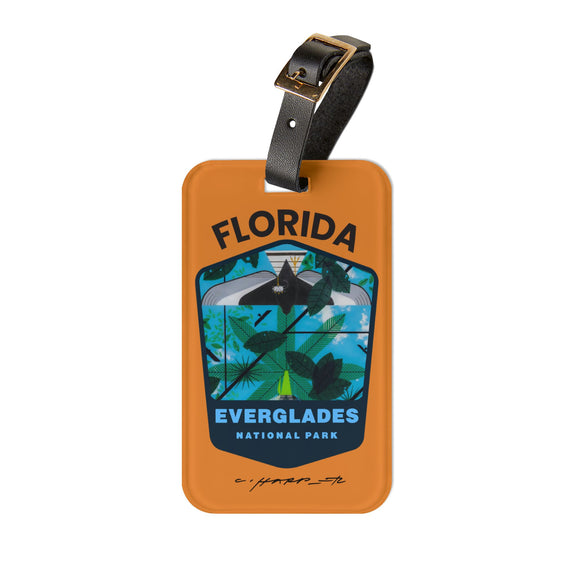 Everglades orange of Luggage Tag