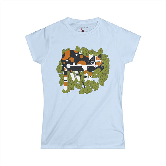 Charley Harper Limp On A Limb Women's Softstyle Tee