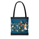 Charley Harper Missing Migrant Tote Bag Art, Birdwatcher Gift, Eco-Friendly Grocery Bag, Nature Lover,-4