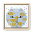 Fishful Thinking Edie Harper Framed Giclee Print on Stretched Canvas-31
