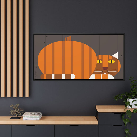 Peepkin Edie Harper Framed Giclee Print Stretched On Canvas