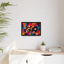 Crazy Cat Crazy Quilt Edie Harper Framed Giclee Print Stretched On Canvas-39