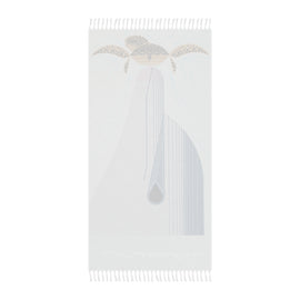 Charley Harper Dolfun Boho Beach Blanket - 0