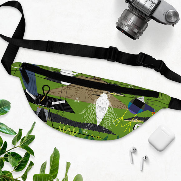 Charley Harper Florida Everglades From Above Fanny Pack