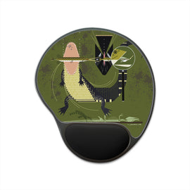 Charley Harper Florida Everglades Mouse Pad With Wrist Rest