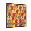 Octoberama Charley Harper Framed Giclee Print Stretched On Canvas-123