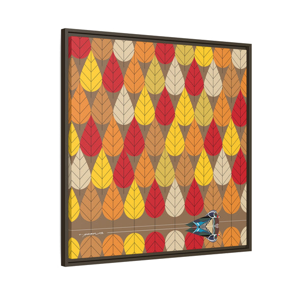 Octoberama Charley Harper Framed Giclee Print Stretched On Canvas