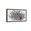 His Eyes Are On The Sparrow Charley Harper Framed Giclee Print Stretched on Canvas-47