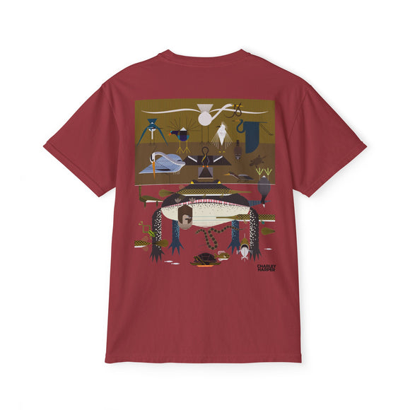 Everglades badge 2 Unisex Garment-Dyed Pocket T-Shirt