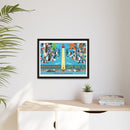 Cape May New Jersey Migration Mainline  Giclee on Stretched Canvas Framed-8