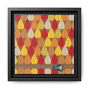 Octoberama Charley Harper Framed Giclee Print Stretched On Canvas-31