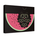 Watermelon Moon Charley Harper Unframed Giclee on Matte Stretched Canvas-11