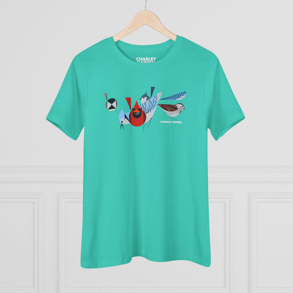 Bird Feeder's Charley Harper Women's Cotton Tee