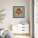 Cool Carnivore Charley Harper Giclee Framed Stretched On Canvas Print-130
