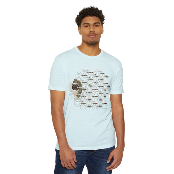 Charley Harper Skipping School Unisex CVC Jersey T-shirt