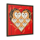 Vowlentine Charley Harper Framed Giclee Print on Stretched Canvas-32