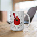 CAM CHARLEY CARDINAL CLOSE UP Ceramic Mug, 15oz-5