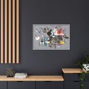Winter Charley Harper Framed Giclee Print Stretched On Canvas-37