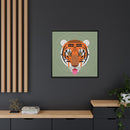 Cool Carnivore Charley Harper Giclee Framed Stretched On Canvas Print-53