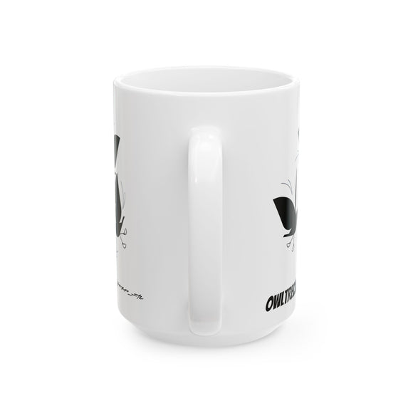 CAM OWLTRECATION Ceramic Mug,15oz