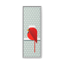 Cool Cardinal Charley Harper Framed Giclee Print Stretched On Canvas-6