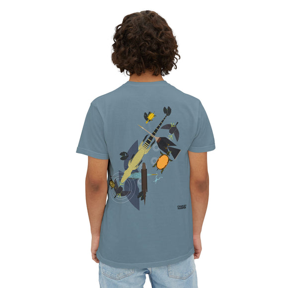 Everglades badge 3  Unisex Garment-Dyed Pocket T-Shirt