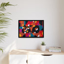 Crazy Cat Crazy Quilt Edie Harper Framed Giclee Print Stretched On Canvas-45