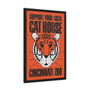 Cat House Cincinnati Zoo Charley Harper Pinewood Framed Posters-3