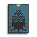 Racpack Charley Harper Framed Giclee Print on Stretched Canvas-3