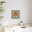 Cool Carnivore Charley Harper Giclee Framed Stretched On Canvas Print-160