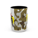 Yellow-Bellied Sapsucker Charley Harper Art Studio Classic Accent Mug 15oz-1
