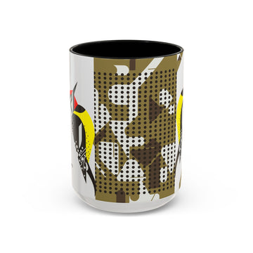 Yellow-Bellied Sapsucker Charley Harper Art Studio Classic Accent Mug 15oz