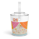 Edie Harper Sandpeeper Acrylic Ice Bucket with Tongs-4