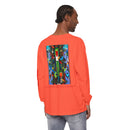 CAM Unisex Garment-dyed Long Sleeve T-Shirt-16