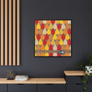 Octoberama Charley Harper Framed Giclee Print Stretched On Canvas-56