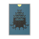 Raccpack Charley Harper Framed Giclee Print on Stretched Canvas-10