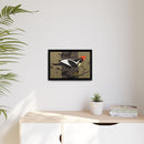 Ivory Billed Woodpecker Charley Harper Framed Giclee Print on Stretched on Canvas-44