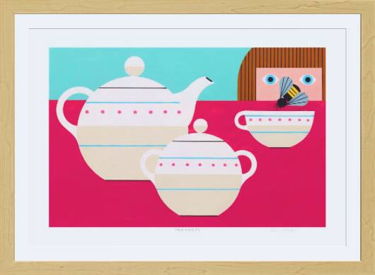 Tea Party Edie Harper Giclee Museum Quality Reproduction from Harper Original Archival Art