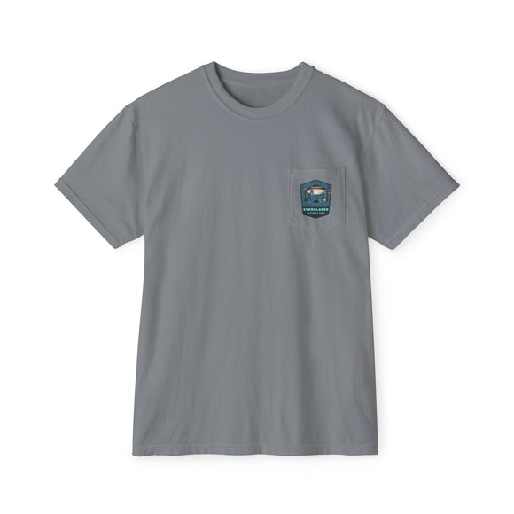 Everglades badge 2 Unisex Garment-Dyed Pocket T-Shirt