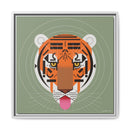 Cool Carnivore Charley Harper Giclee Framed Stretched On Canvas Print-24