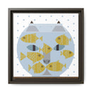 Fishful Thinking Edie Harper Framed Giclee Print on Stretched Canvas-13