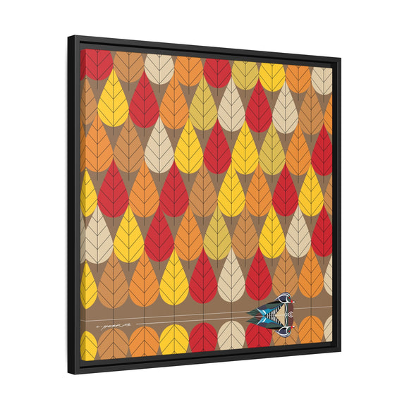 Octoberama Charley Harper Framed Giclee Print Stretched On Canvas