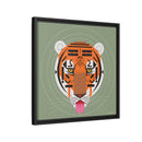 Cool Carnivore Charley Harper Giclee Framed Stretched On Canvas Print-108