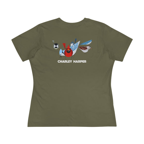 Bird Feeder's Charley Harper Women's Cotton Tee
